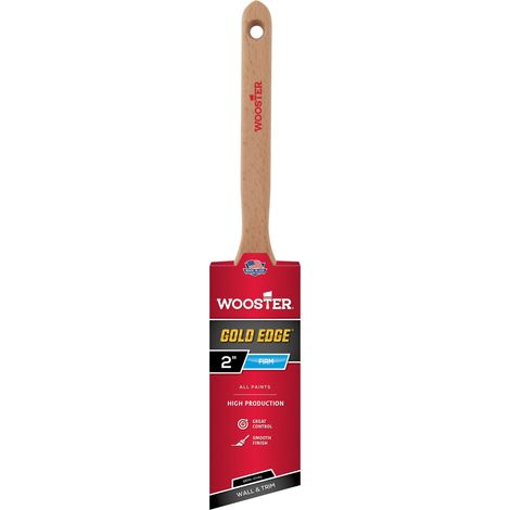 Wooster Gold Edge - Semi-Oval Angle Sash Paint Brush - 2 Inch