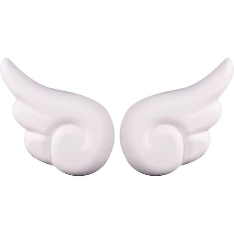 Décoration de casque de moto Black Horn avec motif d'ange ailé et ventouses en plastique (1/5)