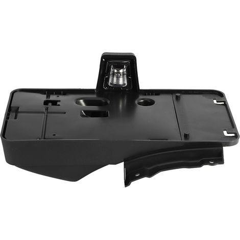 Support de fixation plaque d'immatriculation arrière avec éclairage, compatible Jeep JK 2007-2016, kit de montage robuste en acier, noir, pour remorque ou SUV, accessoire auto résistant. (1/3)
