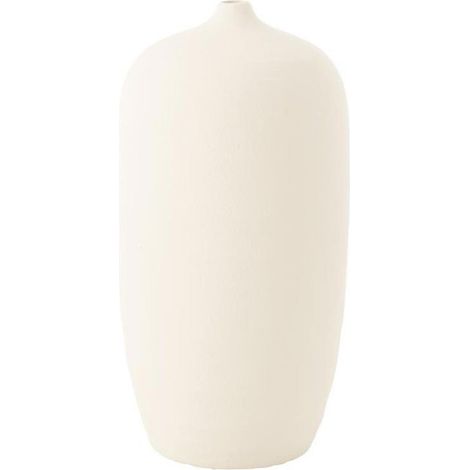 Vase Ovale en Argile "Cassia" 59cm Blanc (1/3)