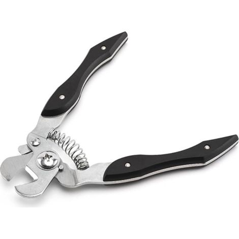 Stainless Steel Dog Nail Clippers, Black, Comfortable Handle (1/5)