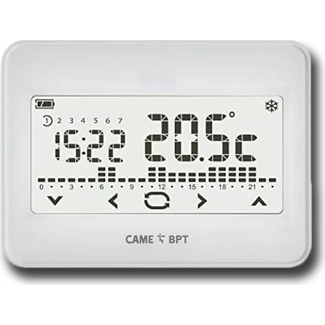 came chronothermostat radio mural écran tactile th/550 wh wl 845aa-0050 (1/3)