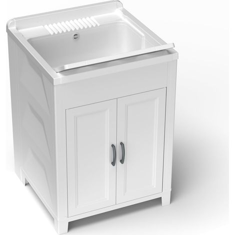 Mobile Lavatoio in resina per esterno-interno 60x60x85 (1/4)
