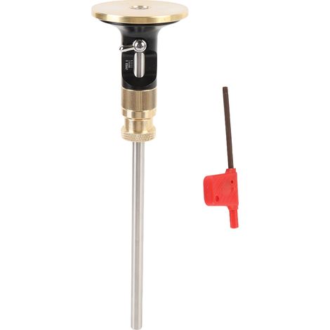 MG0 000 0057 Trazador rodante - Guía de marcado paralela para madera con fresa de carburo fija y ajuste micrométrico de 0,2 mm (1/5)