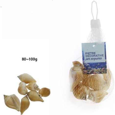 Trade Shop - MUSCHELN BEUTEL 80 - 100 GR AQUARIUMDEKORATION 70287 -