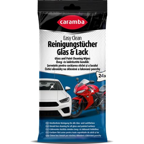 Caramba Easy Clean Reinigungstücher für Glas & Lack 24 Stück