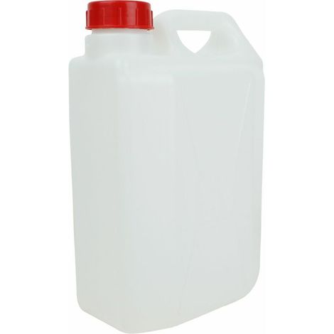 Linxor – Bidon alimentaire en plastique PEHD 5L – Traitement anti-UV – Résistant de -10°C à +60°C – Poignée ergonomique pour transport facile (1/2)