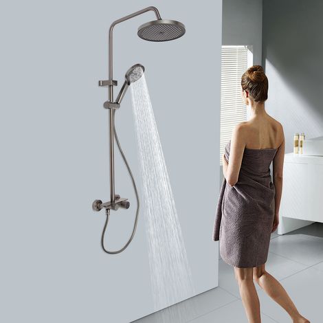 Juego de ducha, juego de ducha para baño, juego de ducha montado en la pared (1/5)