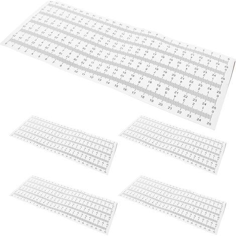 50 pièces de ruban mesure adhésif, règle pelable et (1/5)