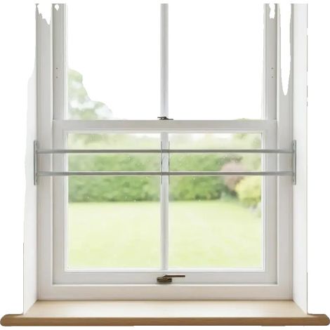 Grille de sécurité, ajustable, plastique durable, Argent (1/2)