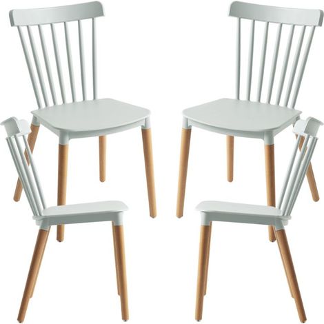 Packs Sillas Comedor - Pack 4 Sillas Leka - Celadón (1/5)