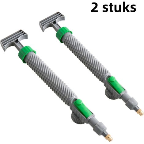 Pulvérisateurs manuels extensibles pour désinfection, jardinage et lavage de voiture, 29 × 5,5 cm, gris, lot de 2 (1/5)