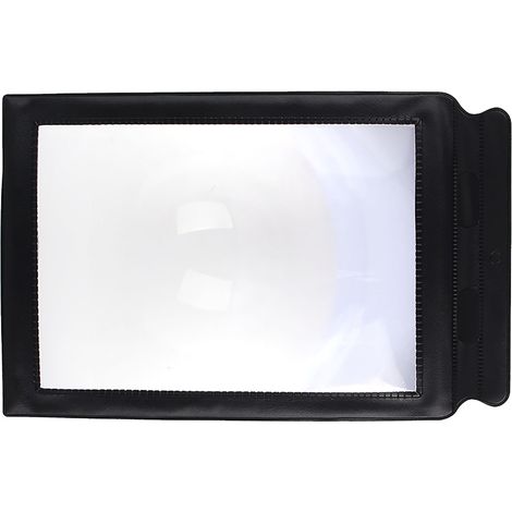 Feuille Loupe 3x Format A4 Pleine Page Grande Lentille en PVC pour Lecture de Livres Aide Visuelle (1/5)