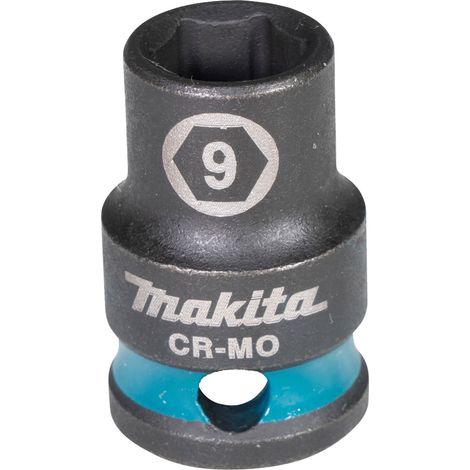 Makita E-15908 chiave a bussola 3/8" SW9 Impact Black corta.