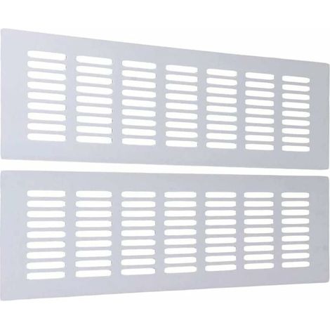 Grille D'Aeration Grille D'Aeration Rectangulaire Grille De Ventilation Grille De Ventilation Rectangulaire Grille D'Aération Aluminium Pour Une Ventilation (30 Cm) 2 Pièces (1/4)