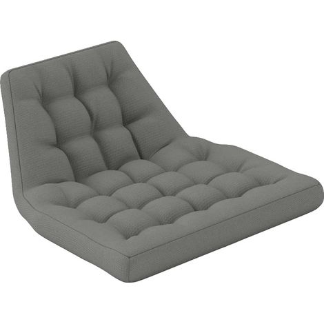 Cojín de asiento, 120 cm de largo, 100 cm de ancho, 8 cm de grosor, resistente al agua, relleno de seda. (1/5)