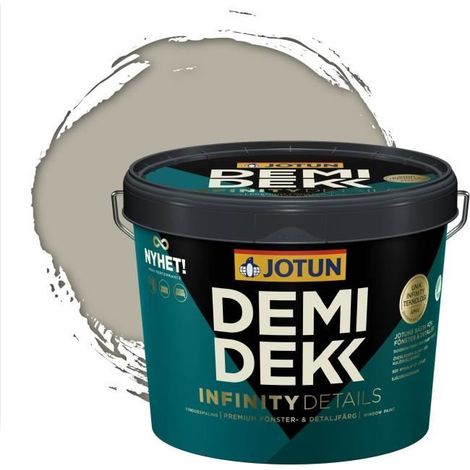 Peinture Bois - DEMIDEKK INFINITY DETAILS - Lasure Opaque Satinée - Gris Silex - 3L (1/2)