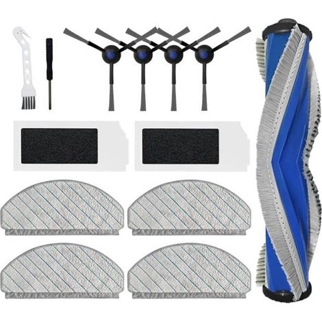 Rechange pour Aspirateur pour Ecovacs DEEBOT N20 plus / N20 / N20 PRO plus, Rouleau, Brosse Latérale, Filtre, Chiffon de Nettoyage (1/5)