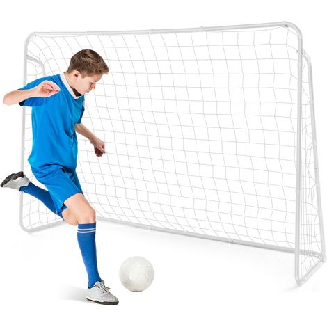 Wetterfestes Fußballtor mit Netz, 215 x 152 x 76 cm