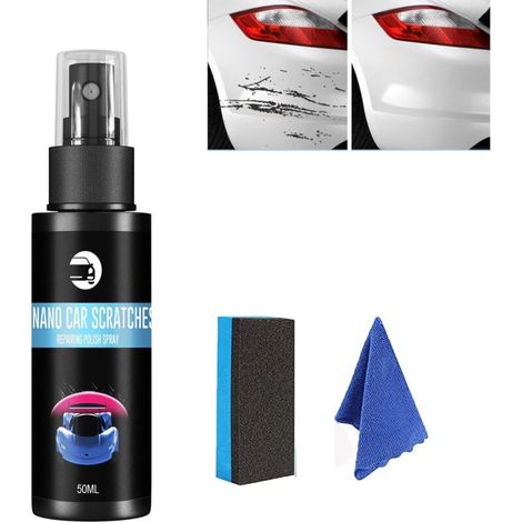 Car Scratch Repair Spray, Nano Car Scratch Repair Spray, Car Scratch Repair Nano Spray, Car Scratch Repair Spray for Deep Scratches, Fast Repair Scratches (50ml-1pc)