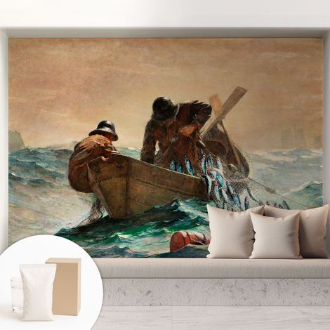 Papier peint intissé décoratif avec motifs pour salon et chambre a motif - Colle incluse gratuite Aventure marine 208x146 cm (1/5)