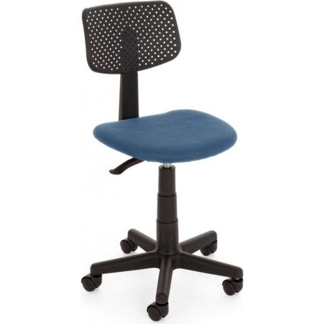 Sedia ufficio con ruote blu regolabile (1/5)