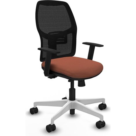 Bürostuhl piqueras y crespo Alfera creme verstellbare Rückenlehne (1/2)