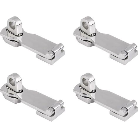 4X Compartiment de Trappe de Porte Affleurante en Acier Inoxydable CouléE de CharnièRe de Pliage pour Bateau Marine Accessoires de Bateau Marine (1/5)