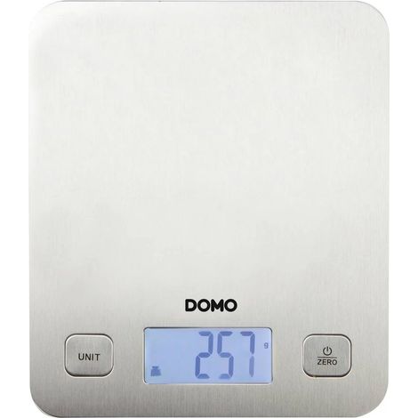 Báscula de cocina domo DO9239W acero inoxidable 5 kg (1/3)