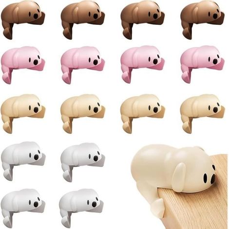 Eckenschoner für Babytische, 12-teiliges Set Eckenschoner für Babytische, Schrank- und Kinderschränke, Eckenschutz für Babytische (1/3)