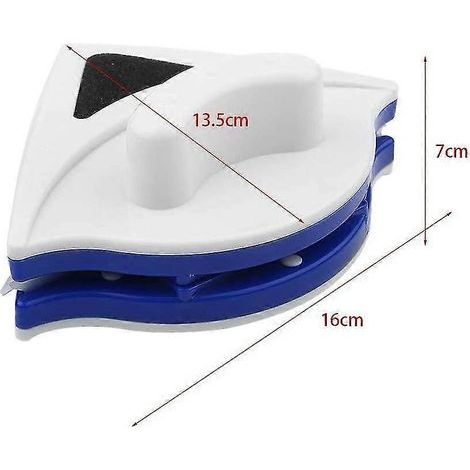 Nettoyeur de vitres magnétique double face, outil de nettoyage pour vitres de 3 à 8 mm d'épaisseur (1/4)