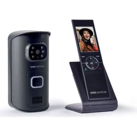 Scs Sentinel – Interphone sans fil AirVisio 150 – Portée 150 mètres – Vision nocturne 6 LED – Installation sans travaux – Garantie 3 ans (1/10)