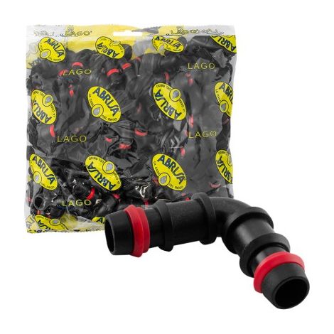 Codo c/anillo seguridad bolsa 100 uds - 16mm, ABRISA. (1/5)