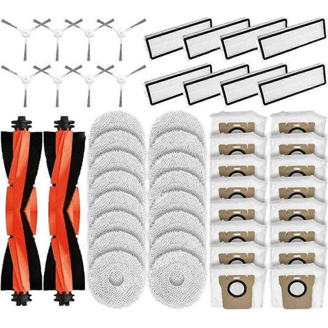 Accessoires et pièces détachées pour Omni 2 C102CN, B101CN, B116CN, X10+ : brosse latérale principale, filtre HEPA, sacs à poussière. (1/5)
