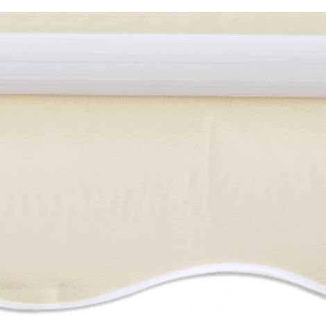 Maison Exclusive - Tenda da Sole Pieghevole Motorizzata 600 cm Crema (1/4)