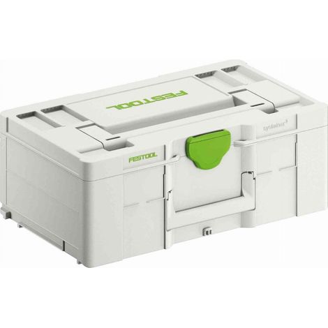 Festool – Systainer³ SYS3 L 187 – Boîte de rangement pour outils – Compartiments modulables – Idéal pour chantiers et ateliers
