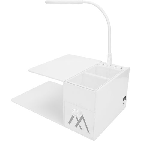 Support de rangement pour outils de maquillage et extensions de cils, étagère en acrylique avec lumière bleue LED pour oreiller (1/5)