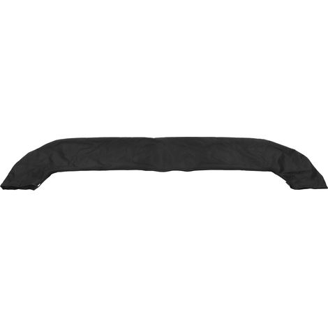 Bâche de protection pliable pour bateau en polyester résistant, imperméable et anti-UV, couleur noire