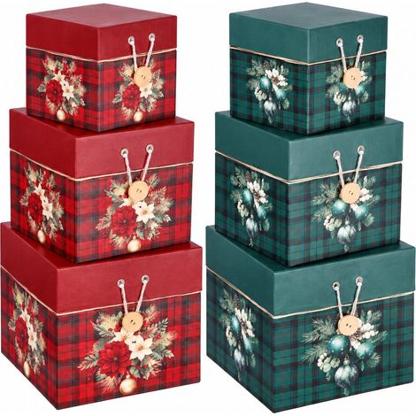Ad Trend Set 3 Scatole Quadrate in Cartone Natalizie Ass. 1 Cf – Confezioni Regalo Natale (1/2)