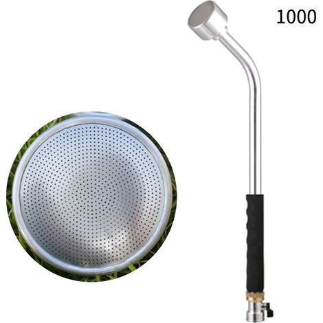 Lanza de riego de 45 cm con red de plantación de aluminio de 1000 mallas para jardín, hogar y vehículo. (1/5)