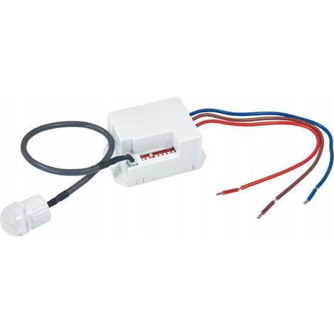 Mini sensore di movimento PIR a LED crepuscolare, sensore AKS a 360° (1/2)