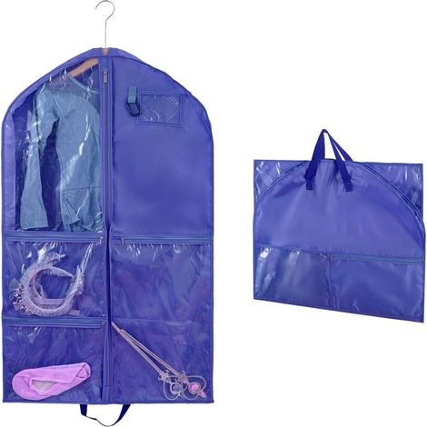 Housse Vetements à Suspendre,Housse Vetement avec Plusieurs Poches pour Enfants et Adultes,Housse de Protection pour Vêtements Imperméables avec Zip pour Danseurs (1/5)