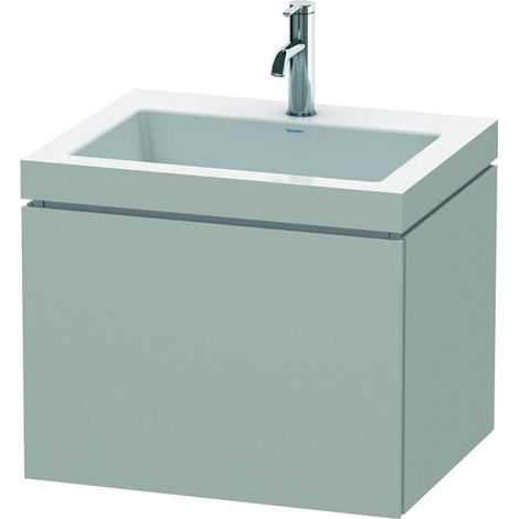 Duravit L-Cube c-bonded Set wandhängend, 1 Auszug, ohne Überlauf, (1/5)