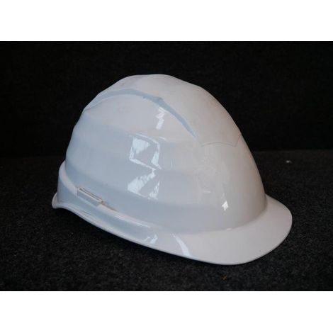 Casque industriel blanc de sécurité (taille unique) pour travaux électriques en 1000V CATU (1/3)