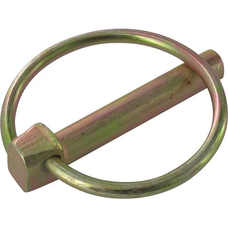 Goupille D Arrêt - 1 Pièce - Métal Gris - Pour Axe 30mm - Fixation Mécanique - 44x7,75mm