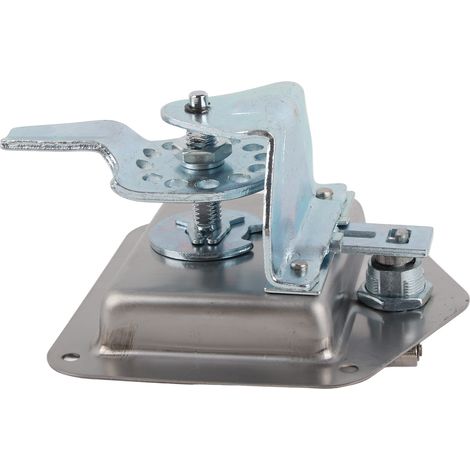 Serrure à poignée en T en acier inoxydable poli, serrure de porte pliable pour remorques, camions, camping-cars et caravanes. (1/5)