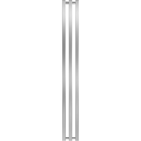 RADOX Radiateur à eau chaude mural - KOLONA SP 35 CHROME - 1200 x 175 mm - 3 tubes - 199 W