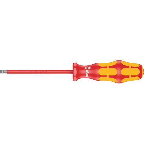 WERA Schlitz-Schraubendreher VDE mitLasertip 4,0x0,8x150mm