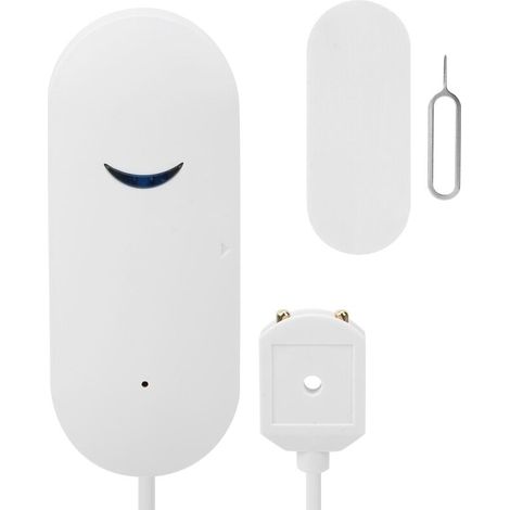 Détecteur de fuite d'eau WIFI, capteur d'inondation et de débordement, alarme avec ruban adhésif double face pour Tuya (1/4)