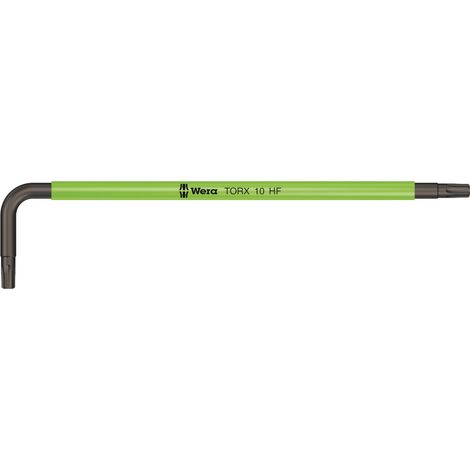 Cle male coudee WERA BlackLaser TORX T10 avec fonction de retenue (1/5)